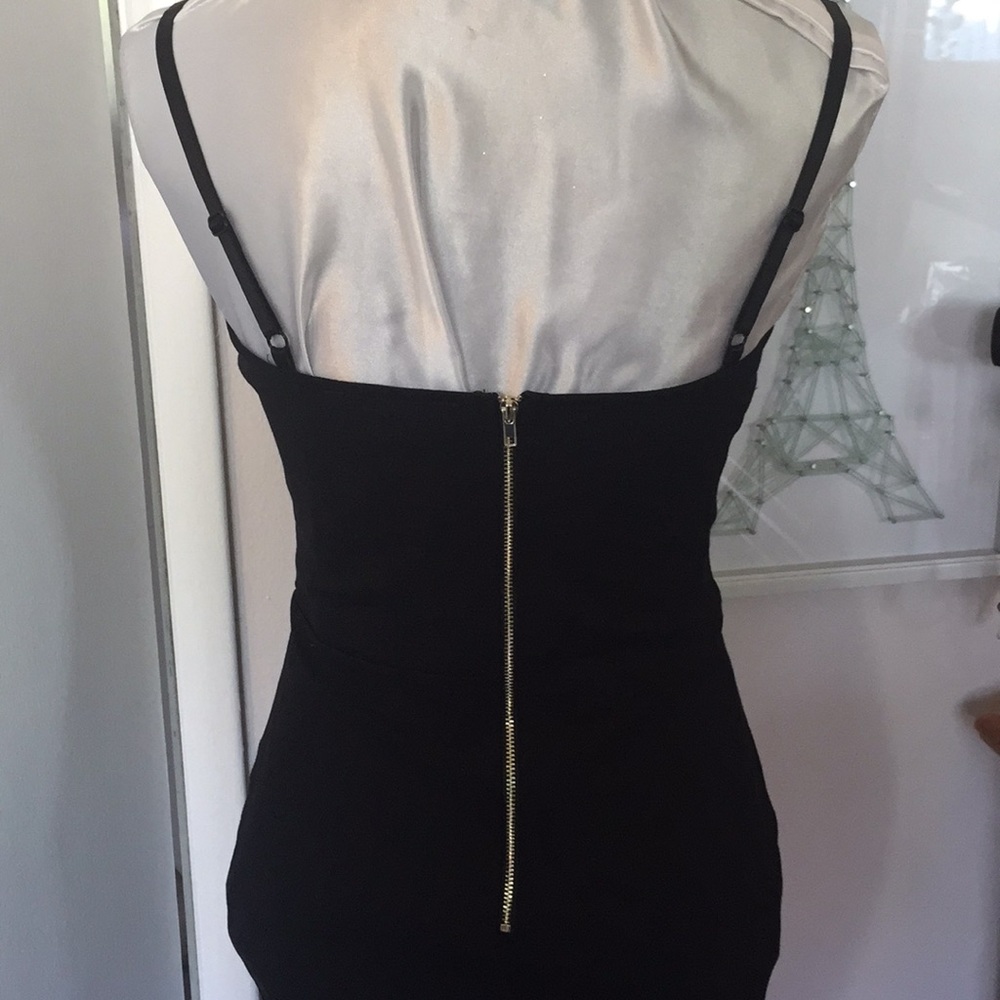 Black Lace Sexy Slip Dress/Lingerie Straps Medium - Picture 2 of 16